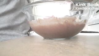 Chocolate Brownie Poop Cake