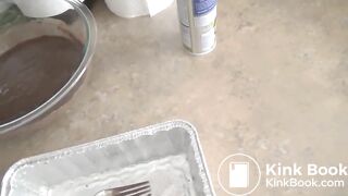 Chocolate Brownie Poop Cake