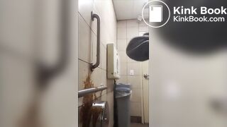 Public bathroom diarrhea explosion