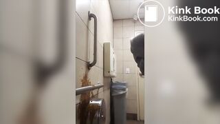 Public bathroom diarrhea explosion