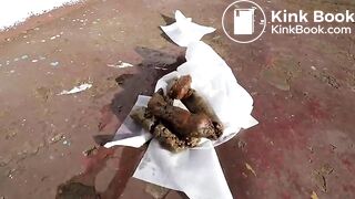 shitting on old boat