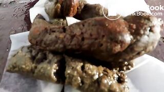 shitting on old boat