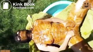 SCAT COUPLE GETTING GROSS IN THE GARDEN COMPILATION