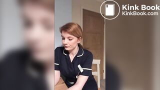 Strict nursing sister Hayley makes you eat her shit