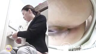 blir störd när hon ska krysta