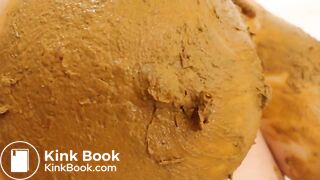 Big Culo Latina Poop Rub Giant Dildo Anal Show