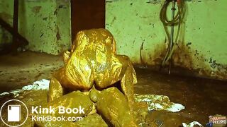 Halloween Sale - Betty and Frankys Cowshit Adventure - scat couple fucking in cow shit on a farm