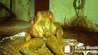 Halloween Sale - Betty and Frankys Cowshit Adventure - scat couple fucking in cow shit on a farm
