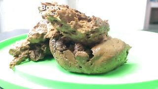 Redhead's huge pile of poop