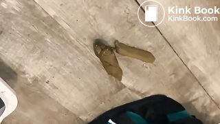 Misellie poops and plays