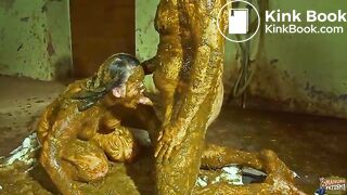 Sex in cowshit - couple fucks on a farm - ManureFetish special