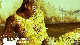 Sex in cowshit - couple fucks on a farm - ManureFetish special