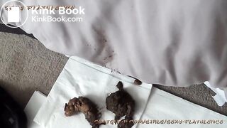 Big poop and dripping pussy