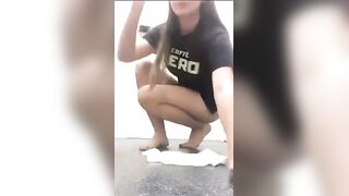 girl eats her own shit