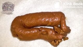Smooth and shiny poop