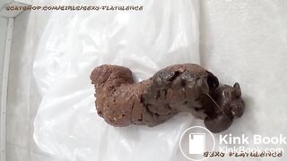 Laying a huge smooth log