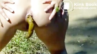 OUTDOOR SCAT SLUTS DROPPING THEIR SHIT COMPILATION
