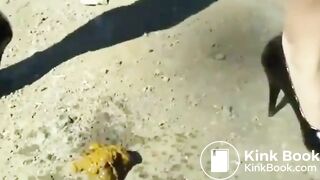 OUTDOOR SCAT SLUTS DROPPING THEIR SHIT COMPILATION