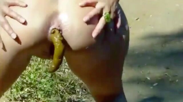OUTDOOR SCAT SLUTS DROPPING THEIR SHIT COMPILATION