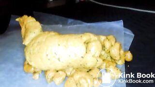 Huge poop and gaping hole