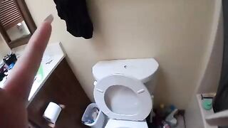 2nd view of me pooping with long fart