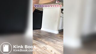 Big booty ebony expels two enemas