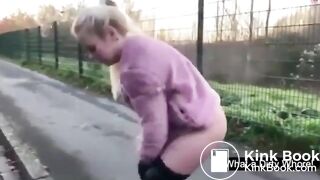 OUTDOOR SCAT SHIT & PISS SLUTS COMPILATION