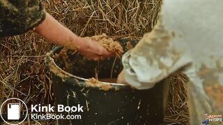 Horse Dung Lesbian - two girls love fucking covered in horse shit
