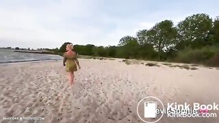 Huge poop on beach, leaves surprise for windsurfer