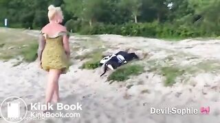 Huge poop on beach, leaves surprise for windsurfer