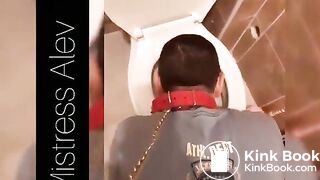 treat from the toilet bowl