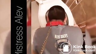 treat from the toilet bowl