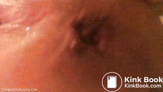 Haley Shits on the Toilet