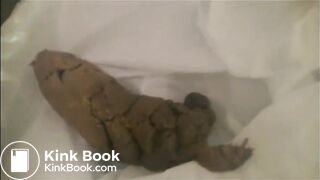 Asian babe shitting a nice turd