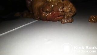 Chink Slave Jua leckt an Ihrer Scheiße