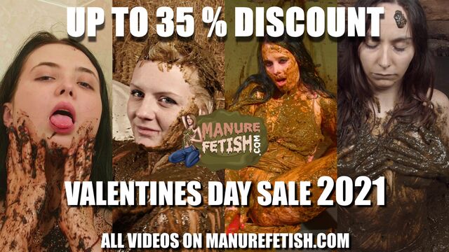 35 % Valentines day sale - cow shit and horse dung videos