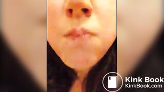 scat chubby selfie shit eating girl 2