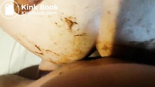 Shitty fuck in vagina and in ass