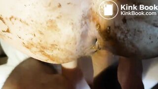 Shitty fuck in vagina and in ass