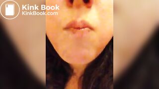 scat chubby selfie shit eating girl 1