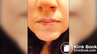 scat chubby selfie shit eating girl 1