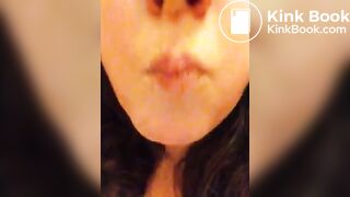 scat chubby selfie shit eating girl 1