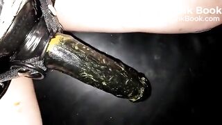 Mistress Ilsa Shit Dildo Cleaning