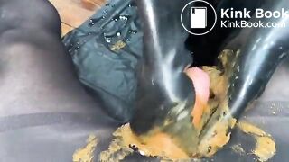 MISTRESS ILSA SHITTY TIGHTS COCK