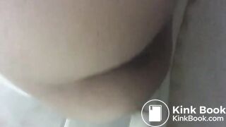 Diarrhea at my friend apartment toilet
