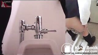 Too much shit from tight Japanese asshole