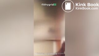 Sexy ebony taking soft pile of shit off the bed