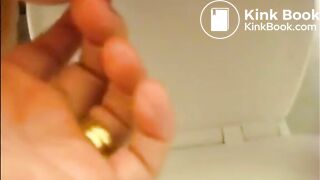 Fingering asshole making her shitting