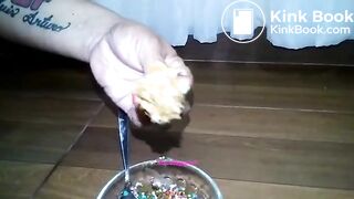 PREPARING MY SWEET SHIT DESSERT! (Spanish audio)