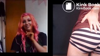 Shitting infront of two cam girls
